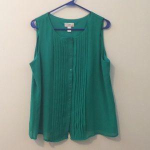 LOFT Emerald Green Women’s Tank Top